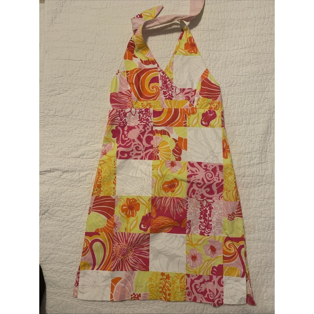 Lilly Pulitzer Halter Dress Girls Size 14